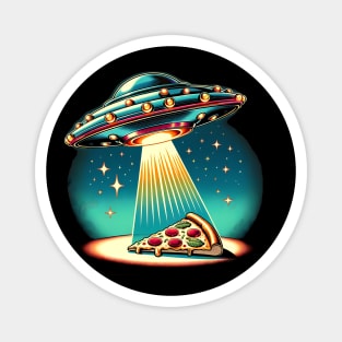 Funny Pizza Ufo, Pizza Lover Magnet